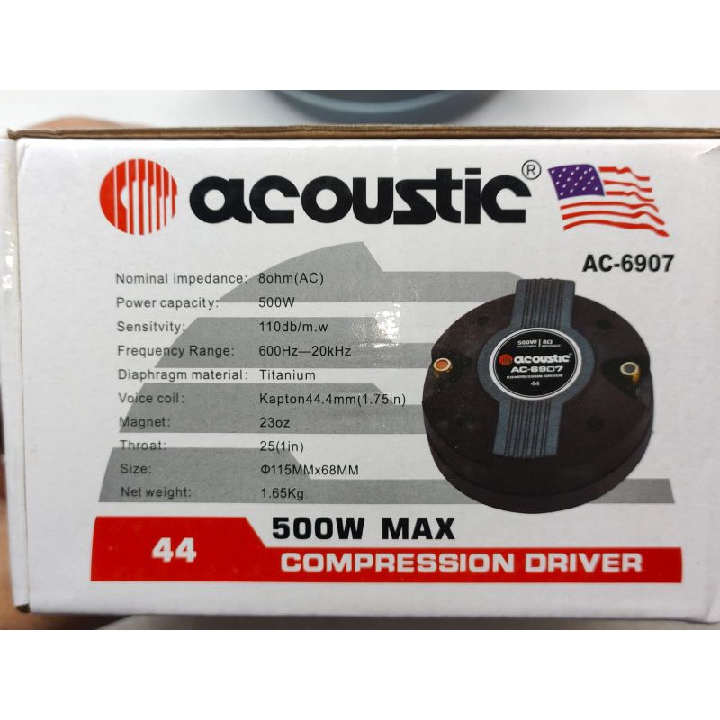 Driver Tweeter Acoustic ACT44 twiter 500w panggungan