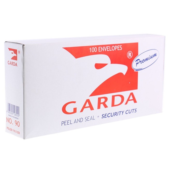 

MENYURAT-SURAT- AMPLOP PUTIH POLOS GARDA NO.90 ( 1 PAK ) -SURAT-MENYURAT.