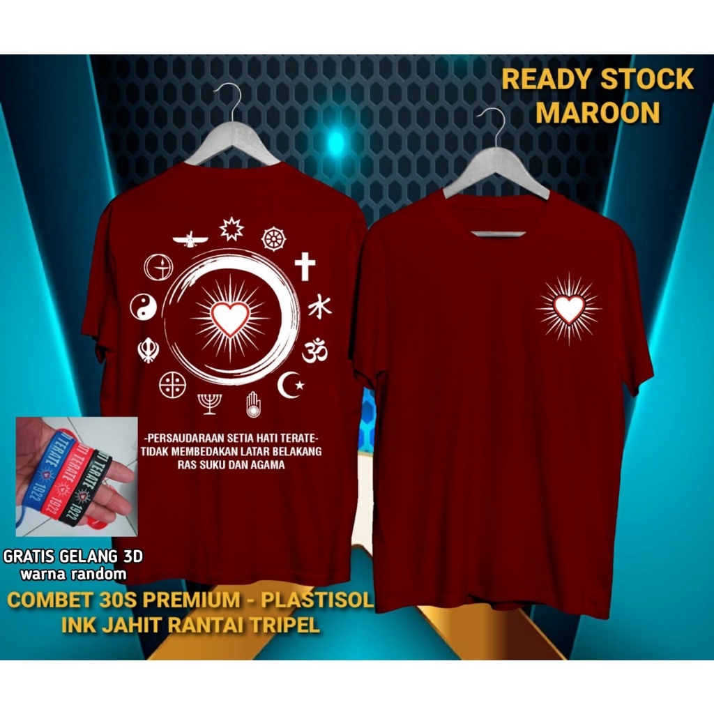 KAOS PSHT PLURALISME SUKU RAS DAN AGAMA SPESIAL EDITION KEKINIAN (BERBAHAN DISTRO DAN BISA COD) TERL