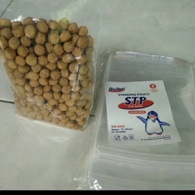 Plastik standing pouch 14x22 cm