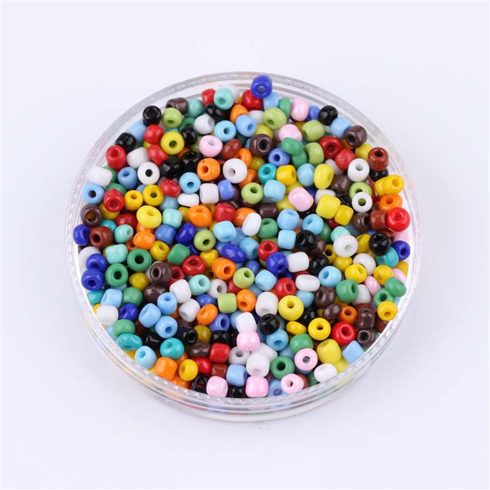 500pcs Manik-Manik Warna Campur Ukuran 3mm Untuk Membuat Perhiasan Kalung Gelang Dan Anting