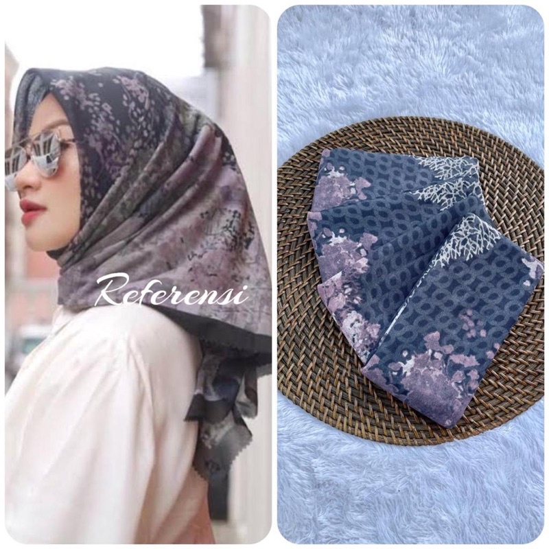 251- 300  Hijab segiempat voal motif-263