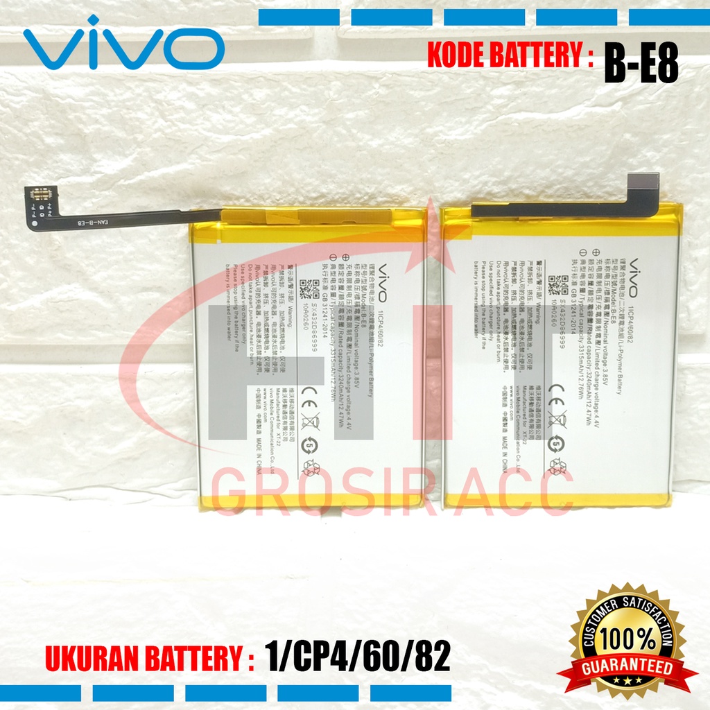 Baterai Battery For Vivo V11 V11i / Model B-E8