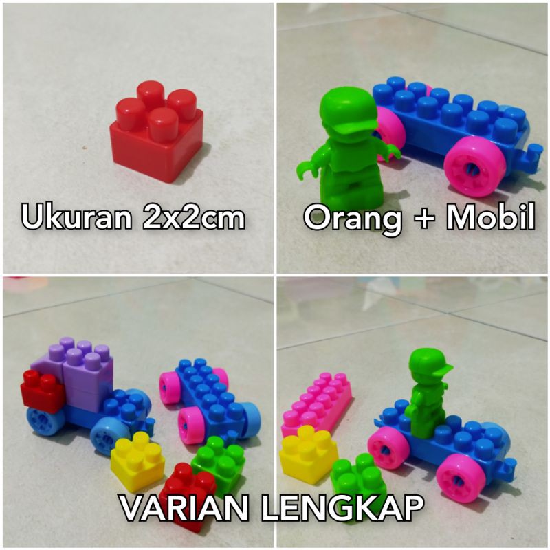 Promo Mainan Block Lego 714 Pcs Balok Susun Mainan Anak Edukatif