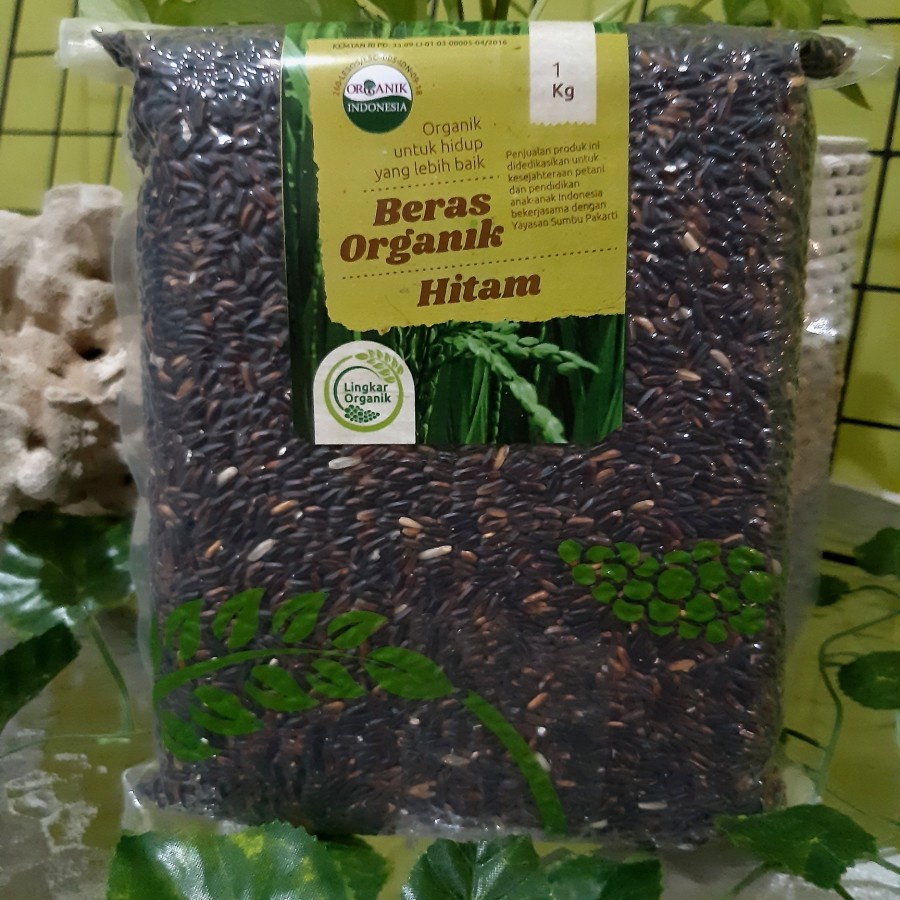 

Beras Hitam Organik Lingkar Organik kemasan vacuum - vacuum