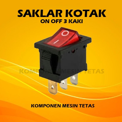 Saklar Kotak On Off 3 Kaki RMT