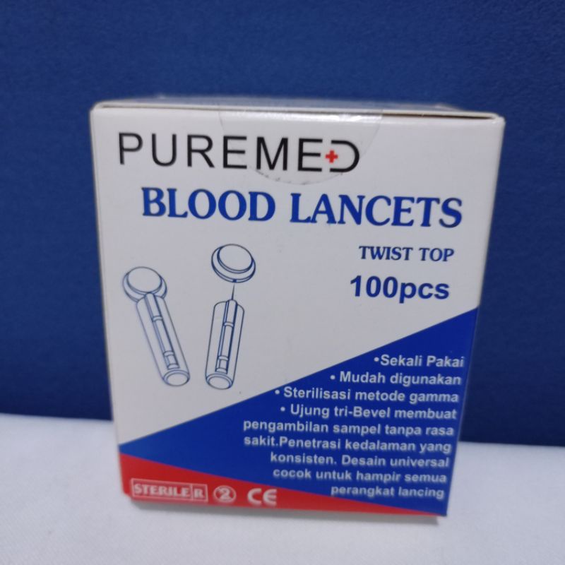 Jarum Lancet / Blood Lancet 28G Puremed