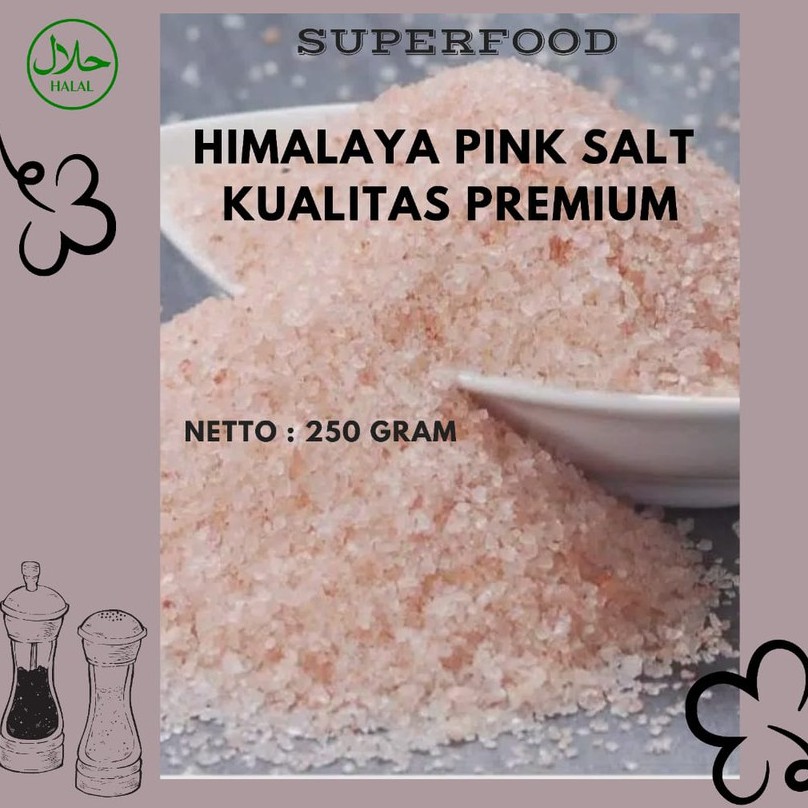 

GARAM HIMALAYA PREMIUM Original Pink Himalayan Salt Natural Detoksifikasi, Kaya Akan Mineral
