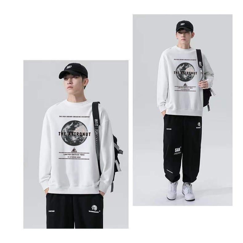 Amspro Sweater pria atasan pria D'astro