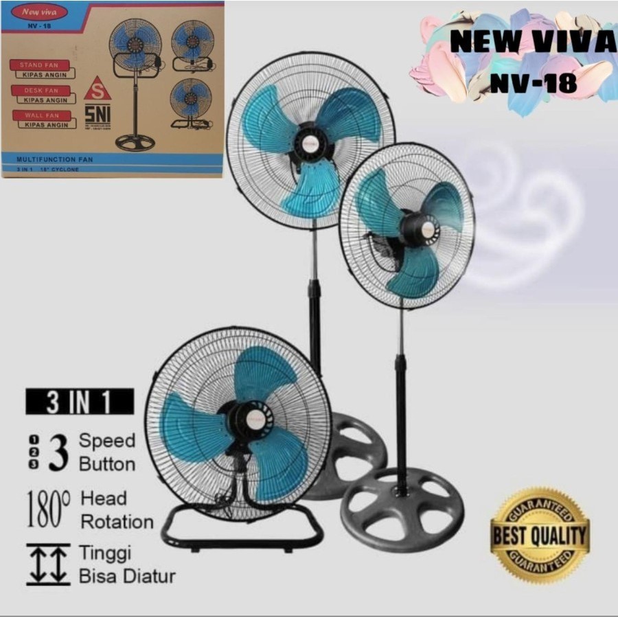 STAND FAN NEW VIVA 3 IN1 18 INCH