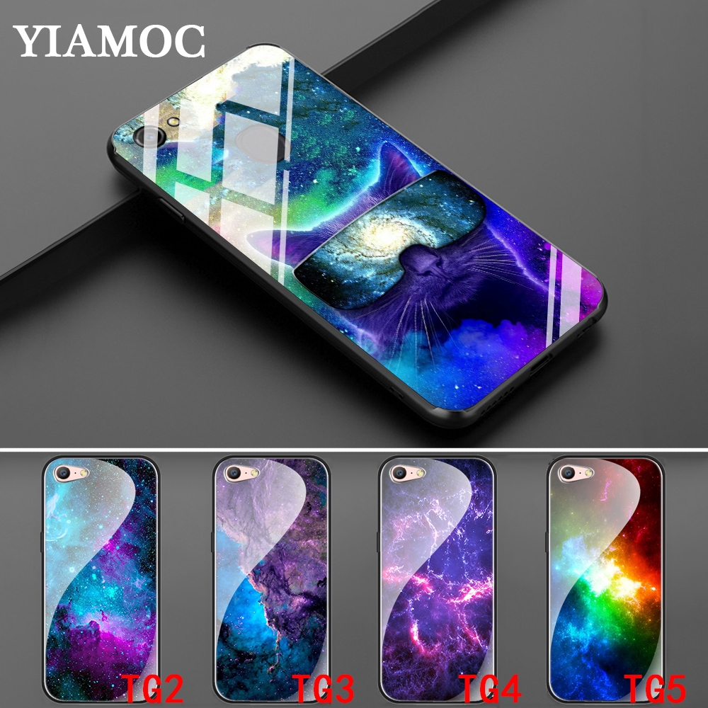 Vivo V9 Y85 Y89 V15 Y17 Y93 Y95 Y91 Y91c Glass Case 441b Space For Galaxy Universe Shopee Indonesia