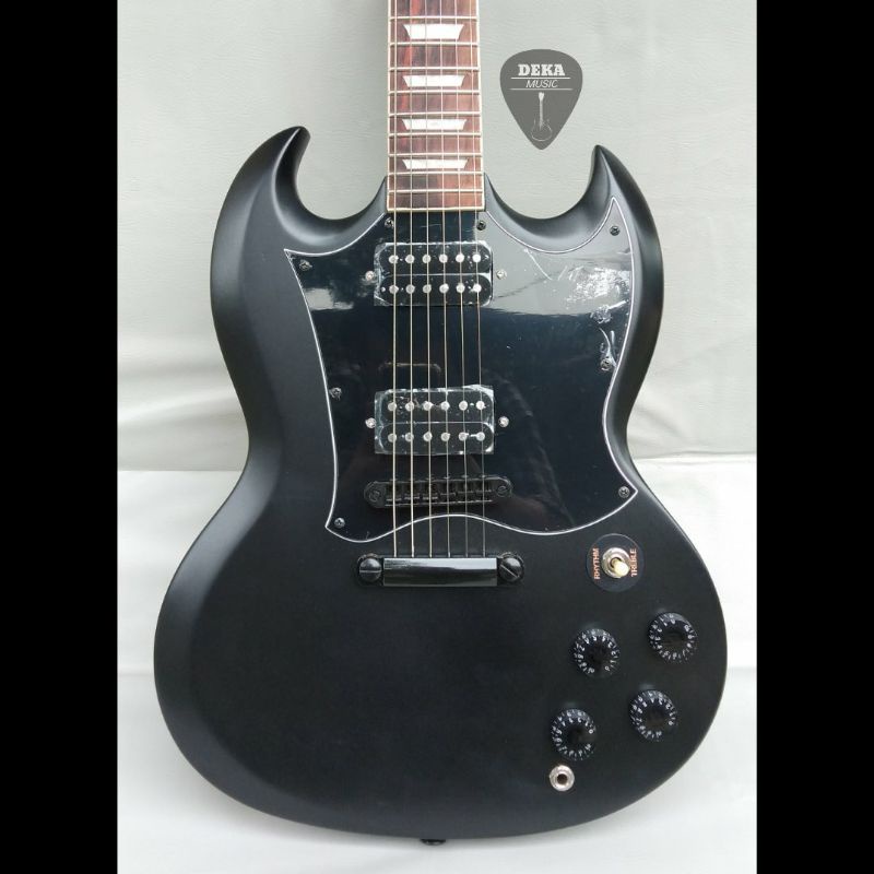 GITAR ELEKTRIK SG GIBSON HITAM DOP
