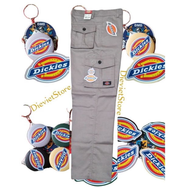 CARGO PANJANG DICKIES STANDAR FREE STICKER + GANTUNGAN PIN DICKIES