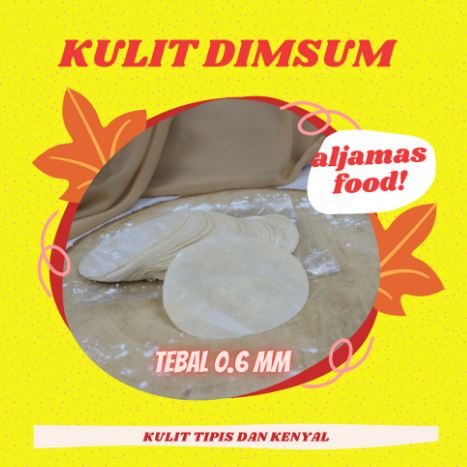 

Kulit dimsum 7.5 cm 100 pcs/pangsit/gyoza