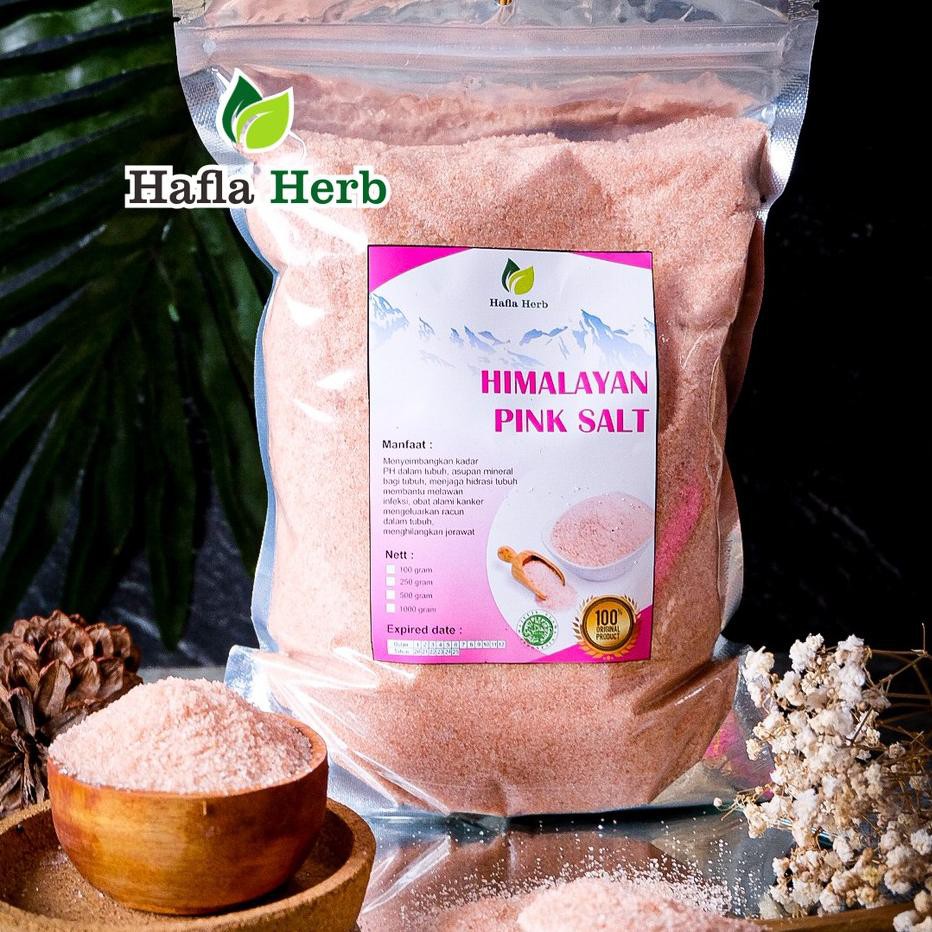 

[ A - H ] Garam Himalaya 1 kg Organic Asli Original Himalayan Pink Salt