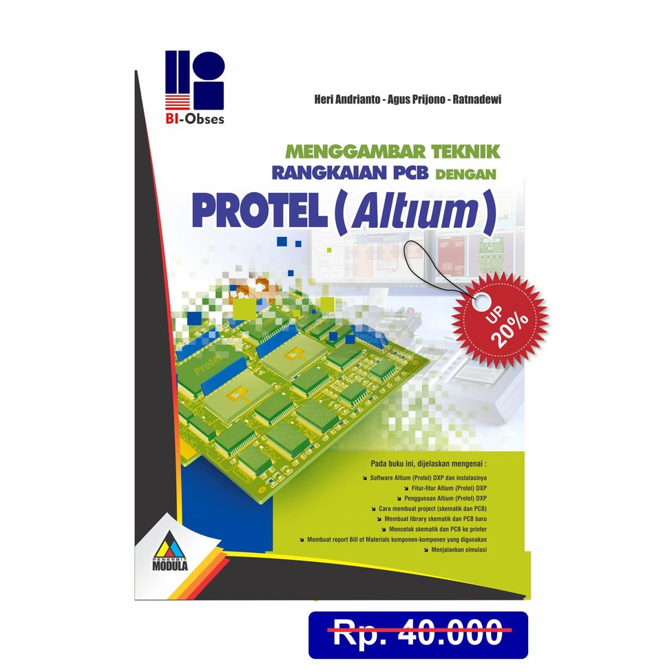 Jual Menggambar Teknik Rangkaian PCB dengan Protel (Altium) Indonesia