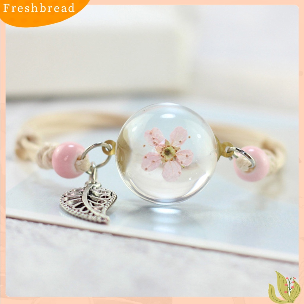 (Fresh) Buku Literatur Bahasa Mandarin❀Gelang Bola Kaca Tanaman Kering Tahan Lama Untuk Wanita