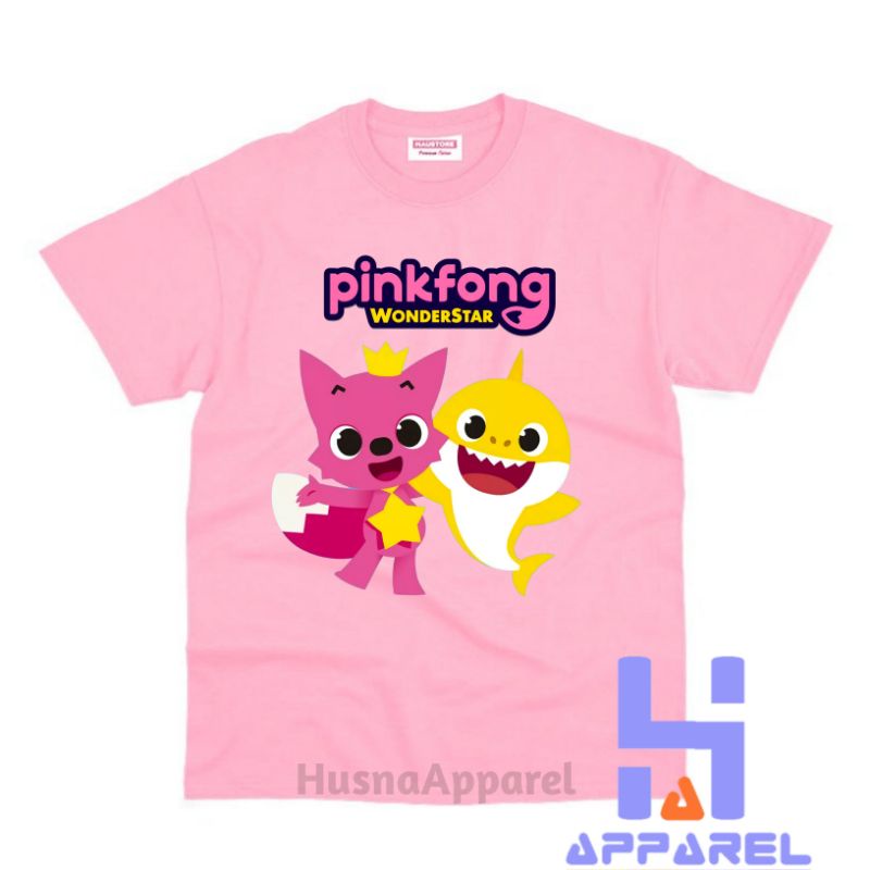 BAJU ANAK KAOS ANAK PINKFONG BABY SHARK