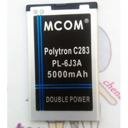 Battery Batre Baterai Double Power Mcom Polytron PL6J3A PL-6J3A C283