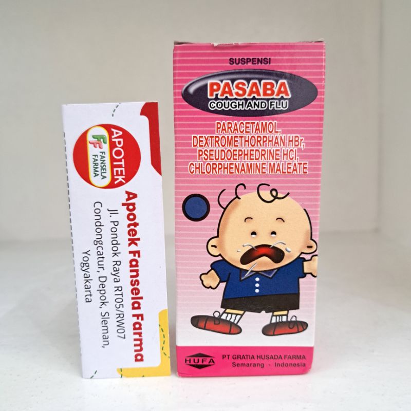 Pasaba Sirup Pasaba Cough Batuk Flu Anak Demam Pilek