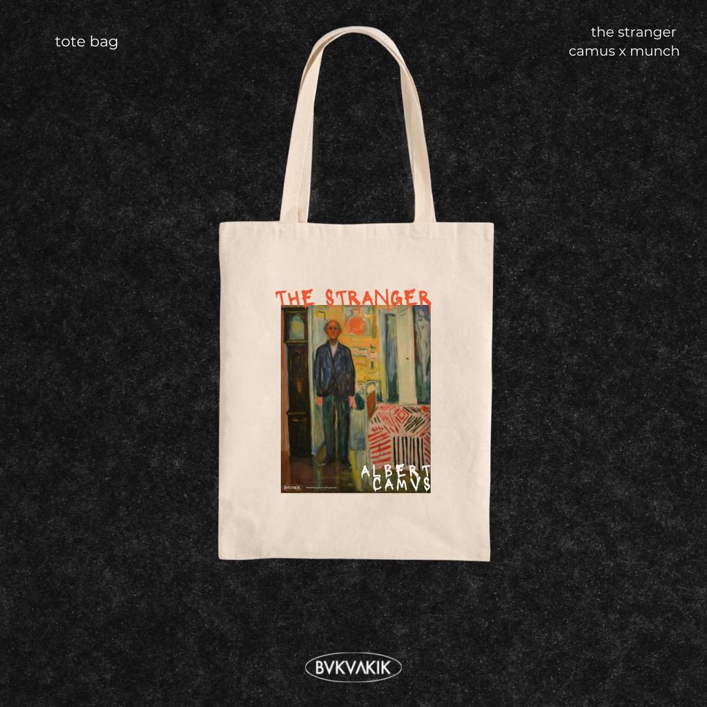 Tote Bag The Stranger Camus X Munch