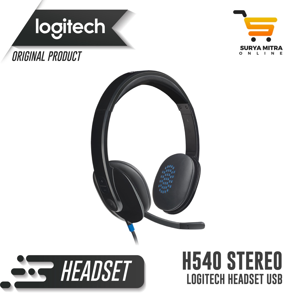 Headset Logitech H540 / H 540 USB Stere0