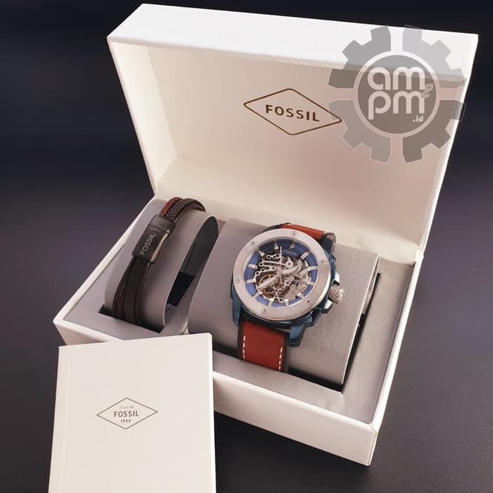 Suplier Jam & Gelang Fossil Modern Machine Automatic ME3135 Original