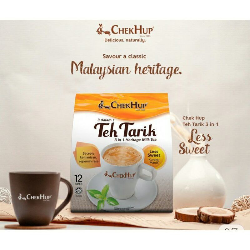 

Teh tarik less sweet