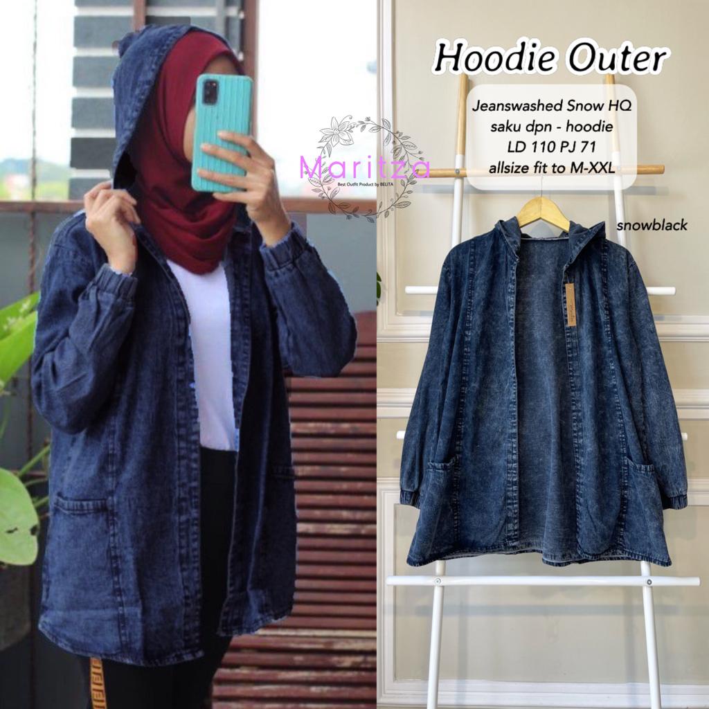 HOODIE CARDY | JAKET JEANS BERTOPI MARITZA