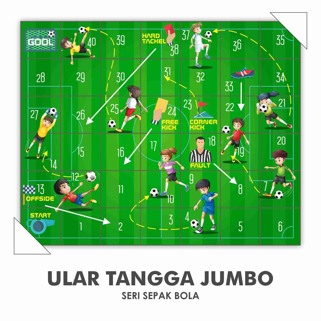 Ular Tangga Jumbo Murah Edukasi 2x2,5 m