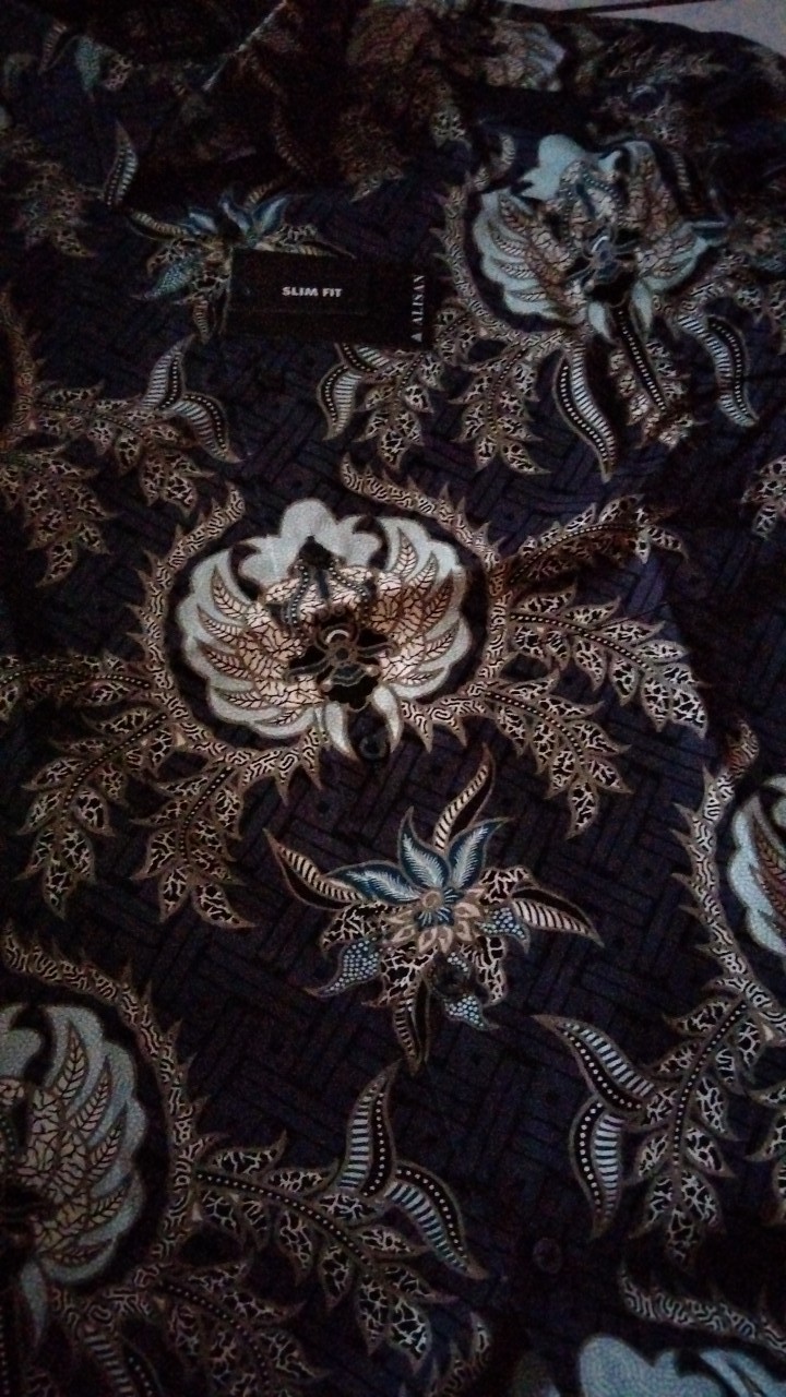 Alisan Kemeja Batik Printing Slimfit Panjang
