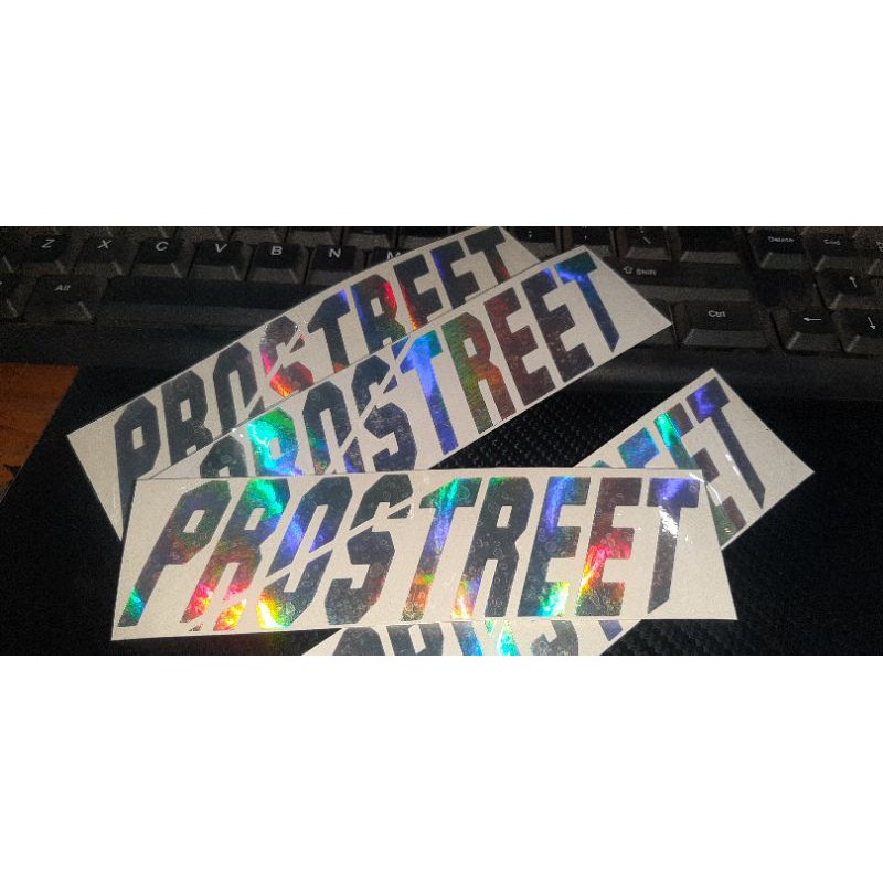 

STIKER CUTTING PROSTREET HOLOGRAM UK 40CM X 10CM