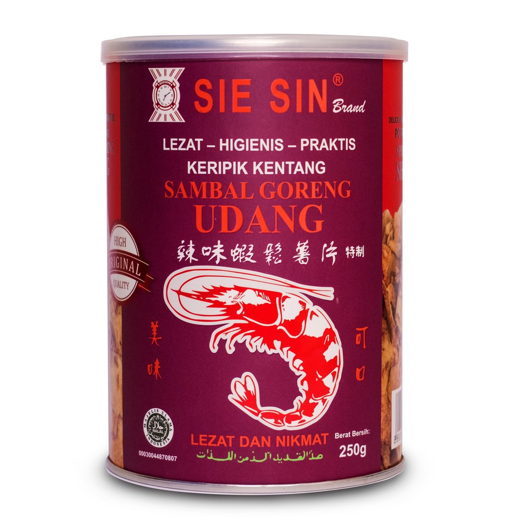 

SIE SIN Sambal Goreng Udang Can (250 gram)