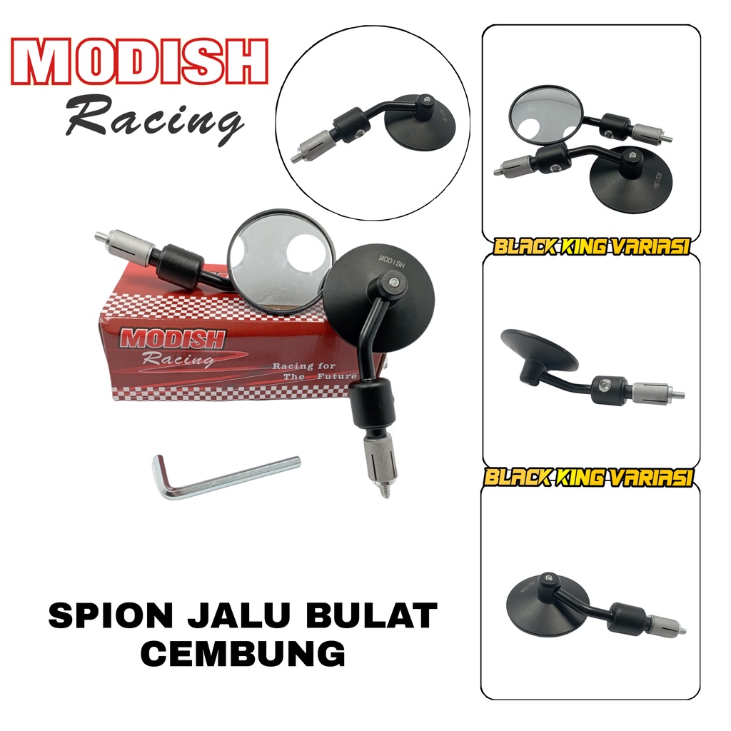 Spion Jalu Spion Bar End Bulat Universal Nmax,Aerox,Pcx,Vario,Beat,Mio,Vespa,W175,Xabre,Vixion Dll