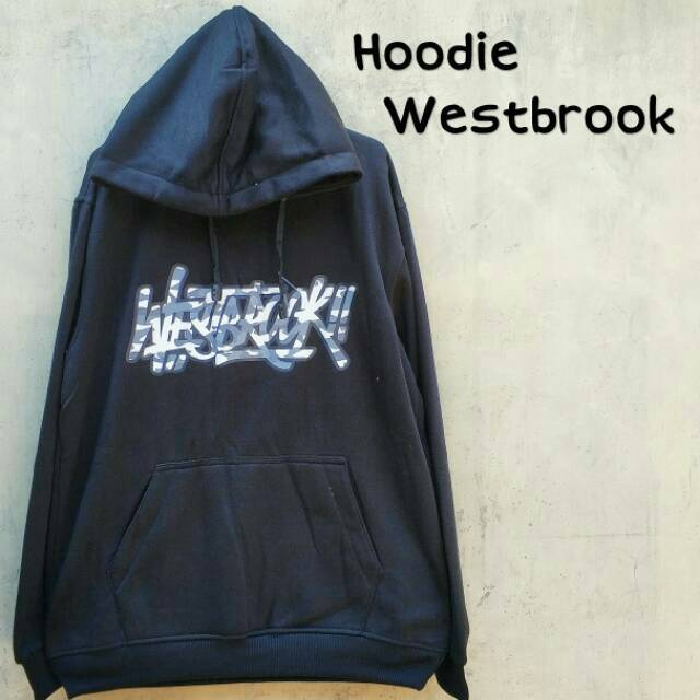 hoodie westbrook hitam sablon army