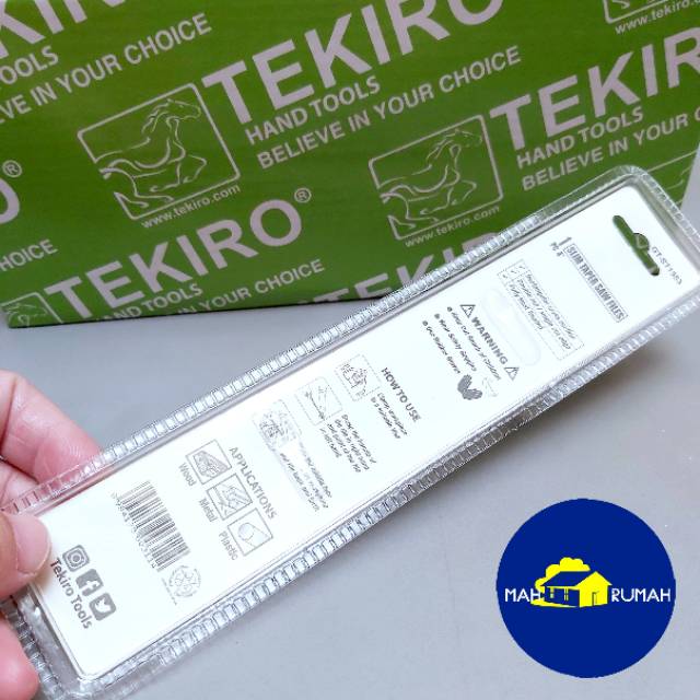 Kikir Segitiga SLIM TAPER Saw Files Pengasah Gergaji Kayu Tangan - TEKIRO 3&quot; 3,5&quot; 4&quot; 3 3.5 4 inch