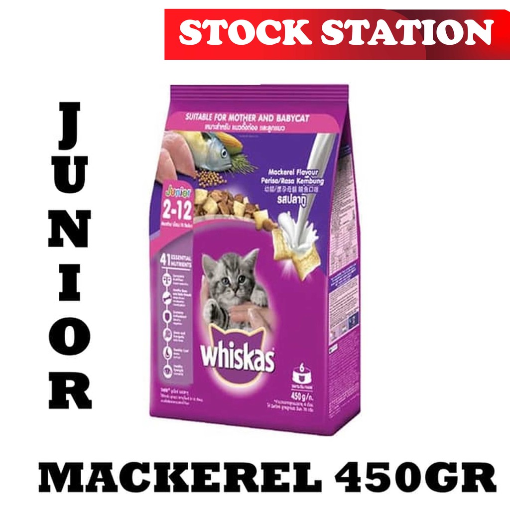 Whiskas Junior Mackerel 450gr