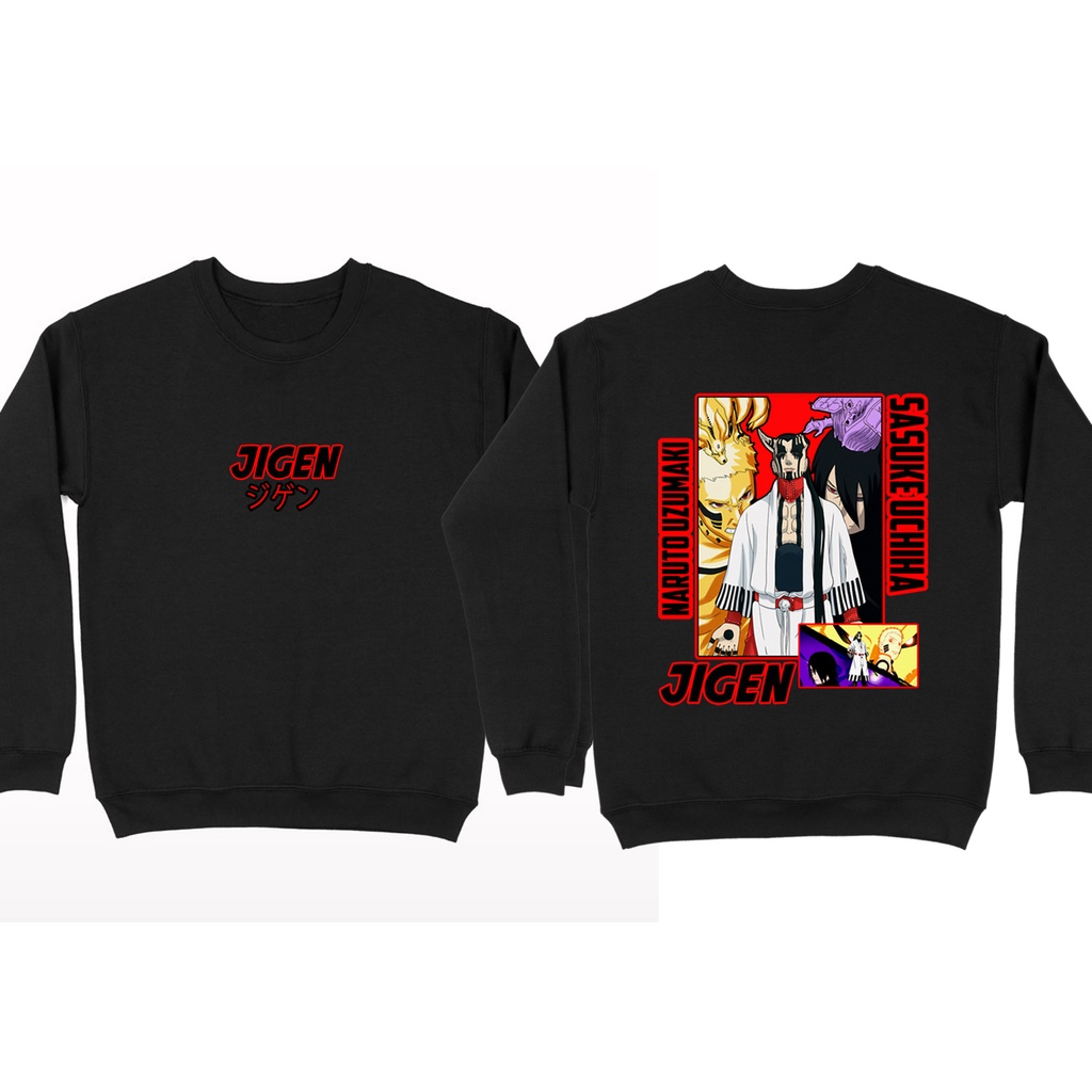 SWEATER CREWNECK ANIME JIGEN MANGA BORUTO UZUMAKI UZUMAKI NARUTO SARADA UCHIHA MITSUKI KAWAKI CODE J