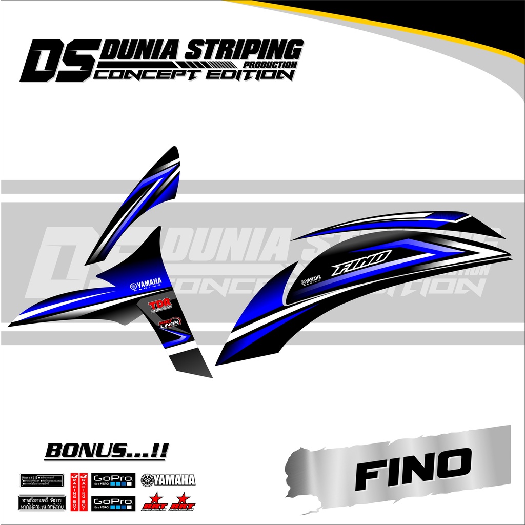 Sticker Striping Fino FI List Variasi DS-08