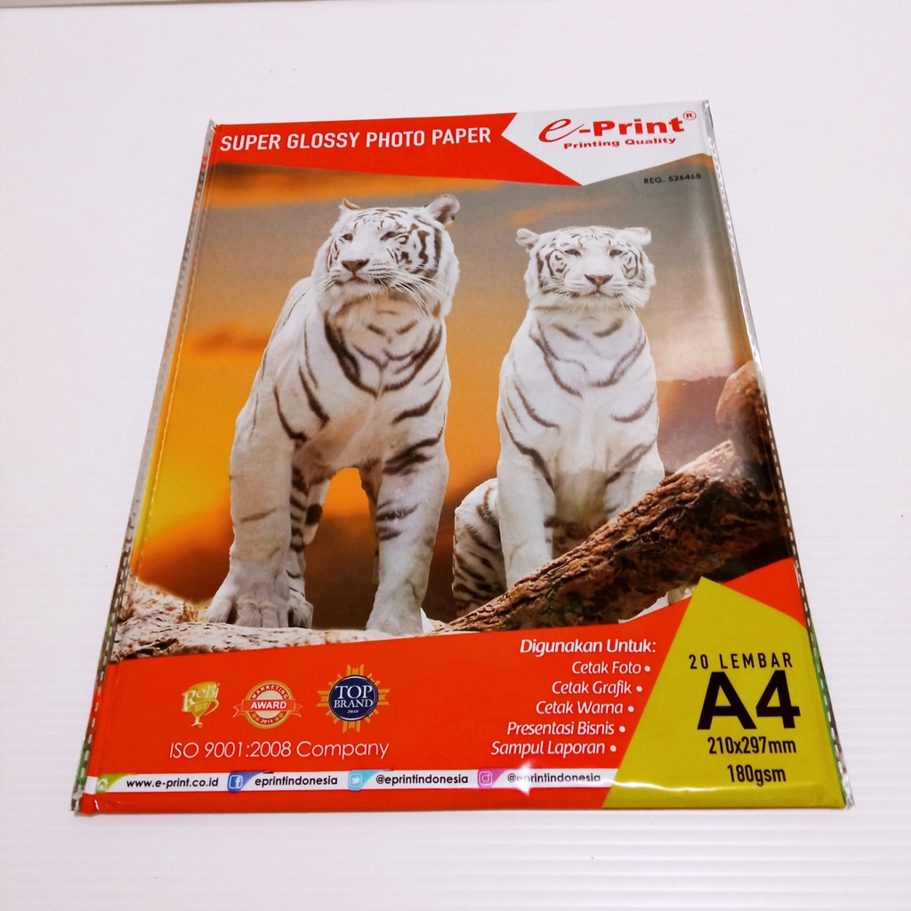 KERTAS FOTO A4 180 GSM SUPER GLOSSY PHOTO PAPER A4 180 GSM