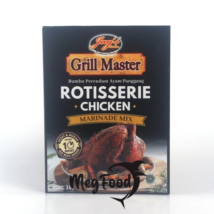 

Jays Grill Master Rotisserie Chicken Bumbu Ayam Panggang 30 gr