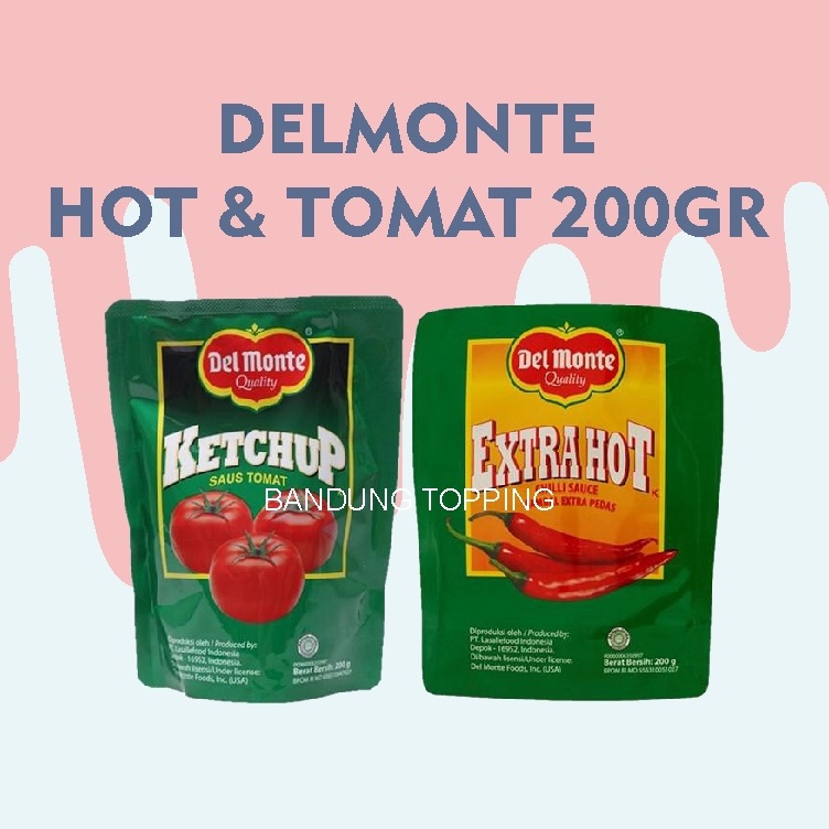Del monte Sauce Hot &amp; Tomato 200gr