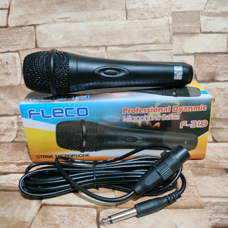 microphone mik kabel fleco f319 ORIGINAL Jack besar micropone kabel mik KABEL