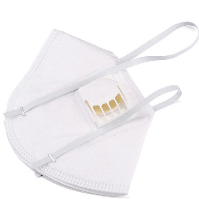 3D Masker Filter Udara Anti Polusi Respirator N95 9001V PUTIH