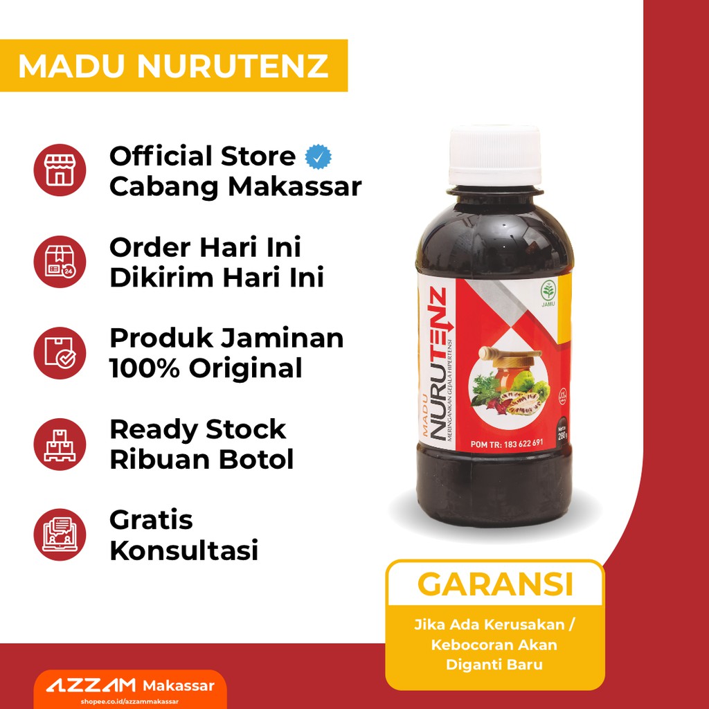 

Madu Nurutenz Obat Herbal Penurun Tekanan Darah Tinggi Atau Hipertensi
