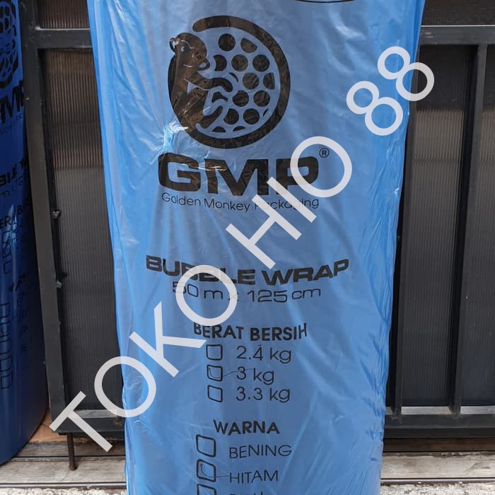 Bubble Wrap Black Bubblewrap Hitam 50m x 125cm GMP Tebal Berkualitas Plastik Gelembung Pelindung OK