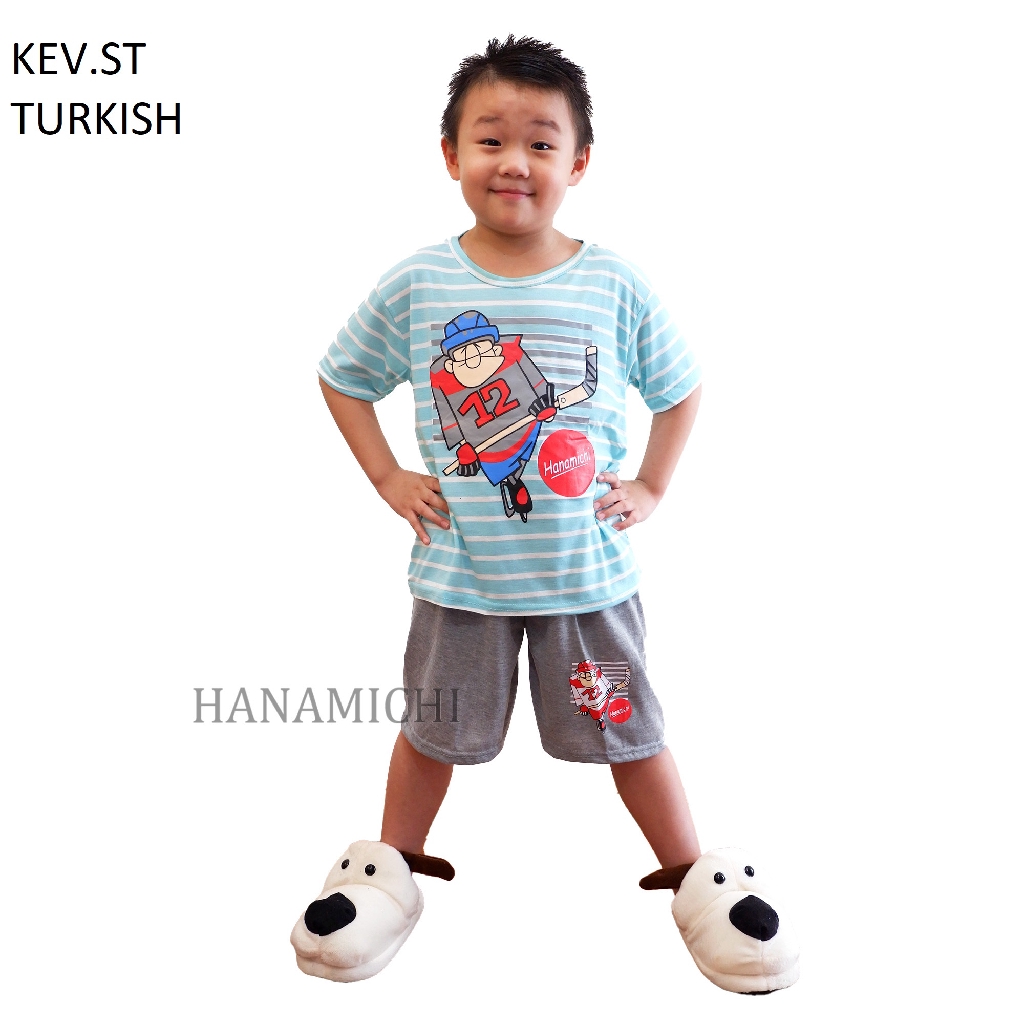 Hanamichi KEV.ST Setelan Anak Lengan Pendek