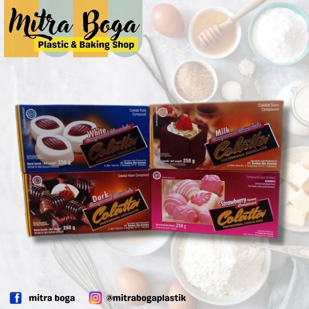 

COKELAT BATANG COLATTA/ COLATTA DARK CHOCOLATE COMPOUND/ COKELAT COMPUND/ COKELAT BATANGAN COLATTA