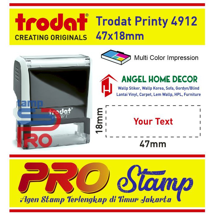 

Stempel Otomatis Printy / Custom Design Trodat 4912