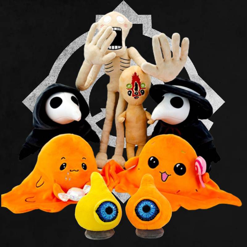 Cute Halloween Plague Doctor Series Scp Foundation Plush Doll Scp-999 Scp-049 Scp-131